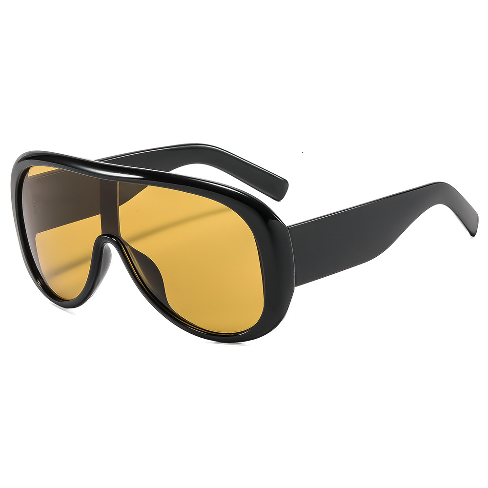 New Large Frame Personality Versatile Street Style Internet Celebrity Sunglasses Unisex Fashion Show Trendy Glasses
