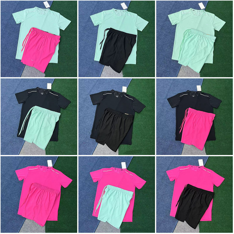 2025 Summer New Dri FIT Casual Fashion Men Summer Men Tracksuits Tech setQuick drying and breathability Men Designer T-shirt Shorts Fitness Jogger Tee