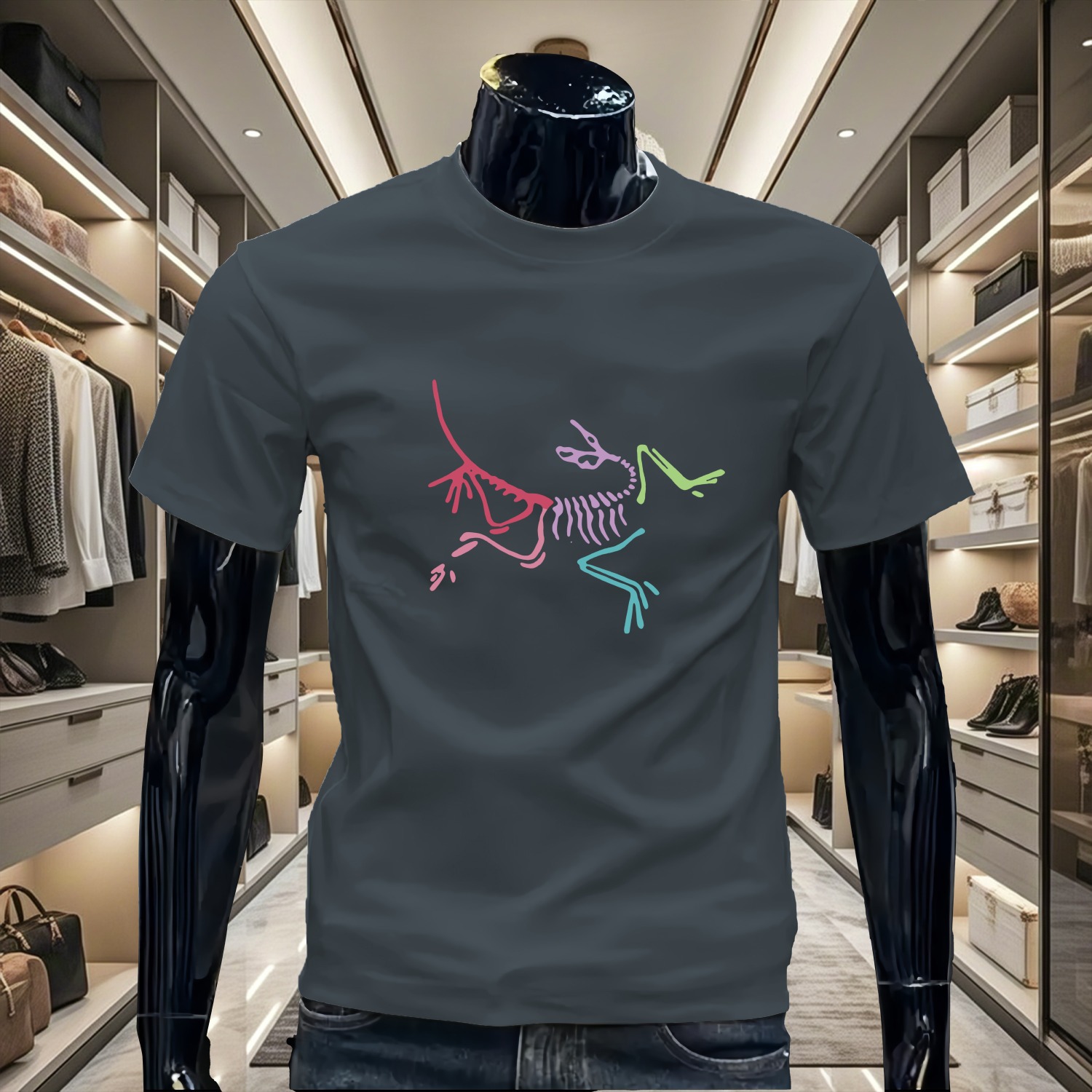 hot Free shipping luxury Men's T-Shirts Fashionable men's solid color short sleeved summer interior and exterior T-shirt
