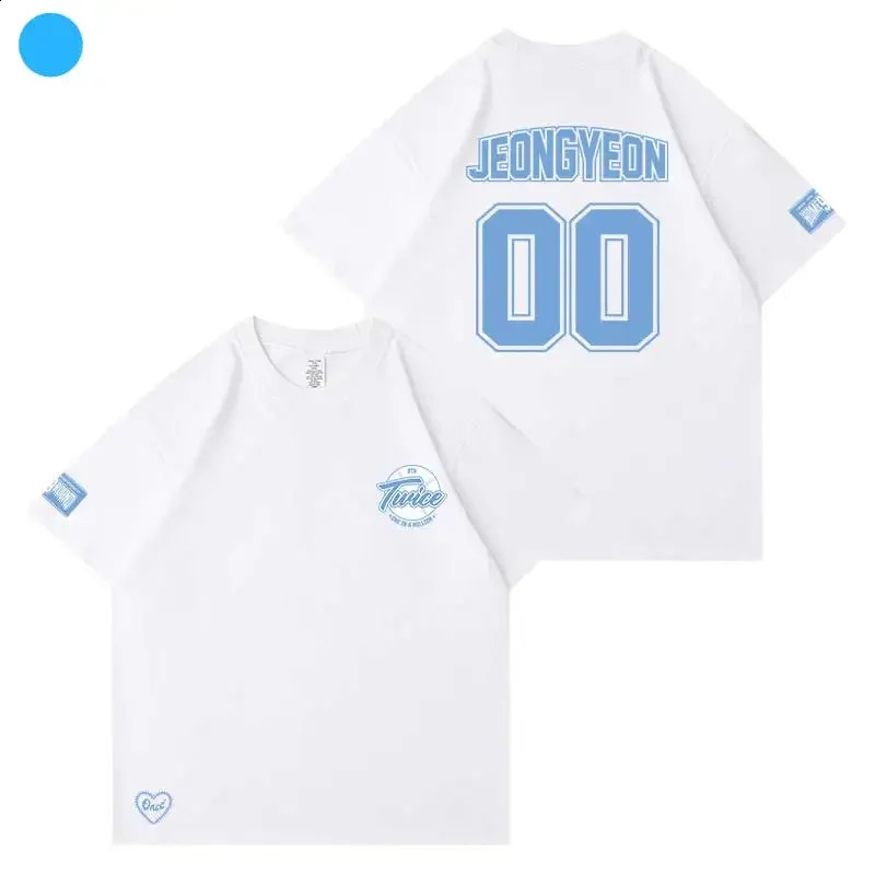2025 TWICE T-shirt Mens and Womens Fashion Nude T-shirt Womens Leisure Sports Unisexes Large Street Y2K Vintage T Shirt 260413