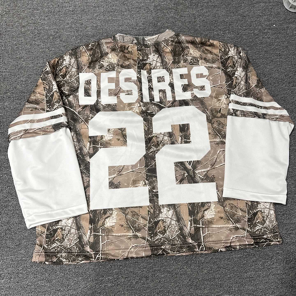 Men's T Shirts Street Fashion Letter Printed Cotton Round Neck Long Sleeve T-shirt Men Trendy Brand Casual Loose Oversized Top Women