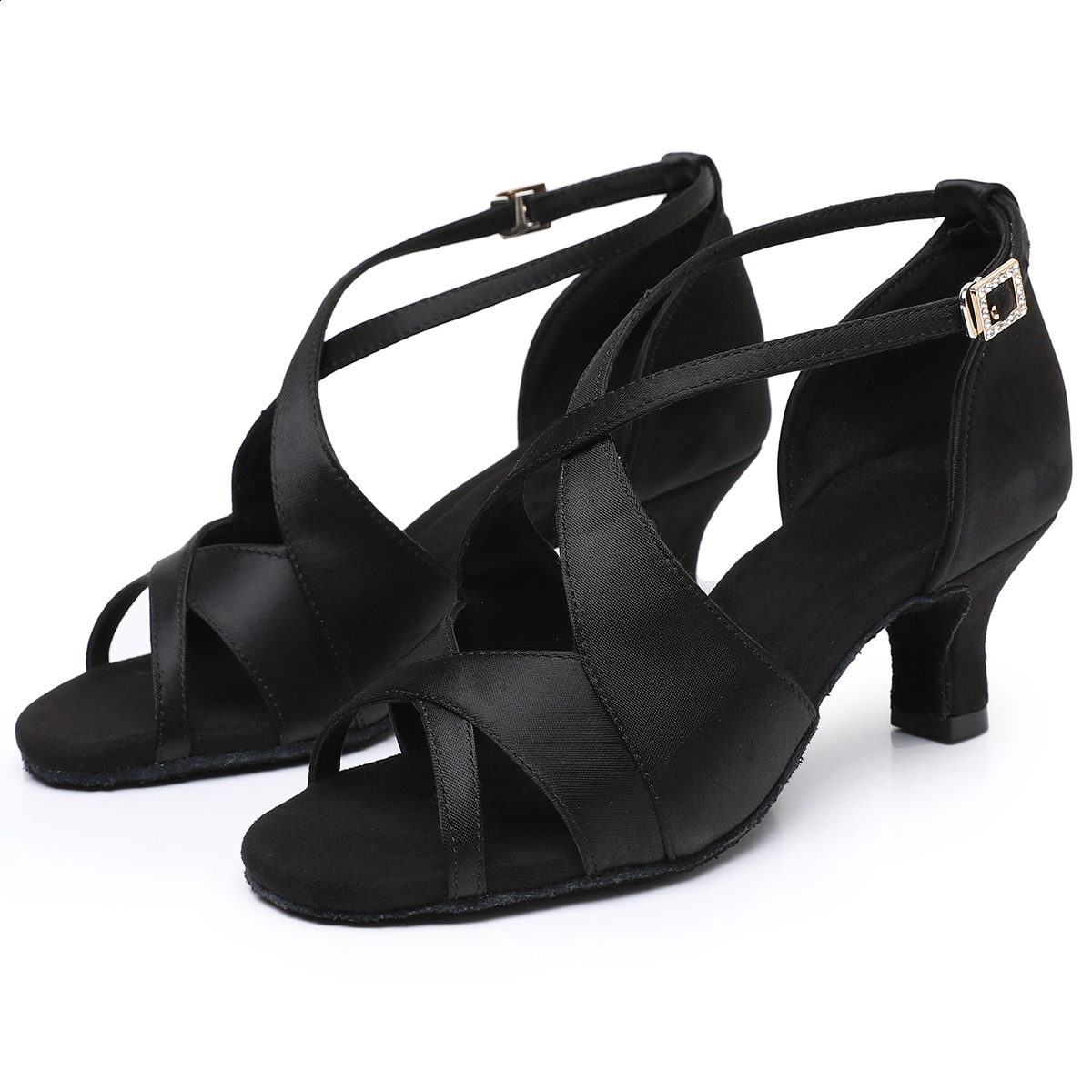 New Latin dance shoes outdoor women's adult soft soled shoes women's mid heel 260414 - view 7