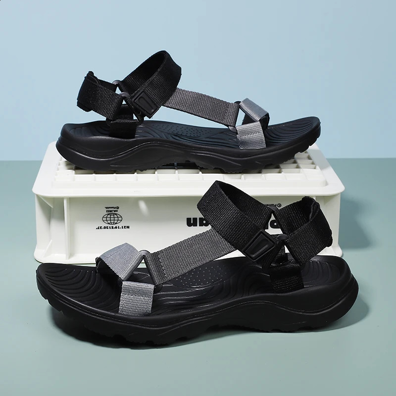 Men Sandals Non-slip Summer Flip Flops High Quality Outdoor Beach Slippers Casual Shoes Mens shoes Water Shoes 9072 260625 - view 4