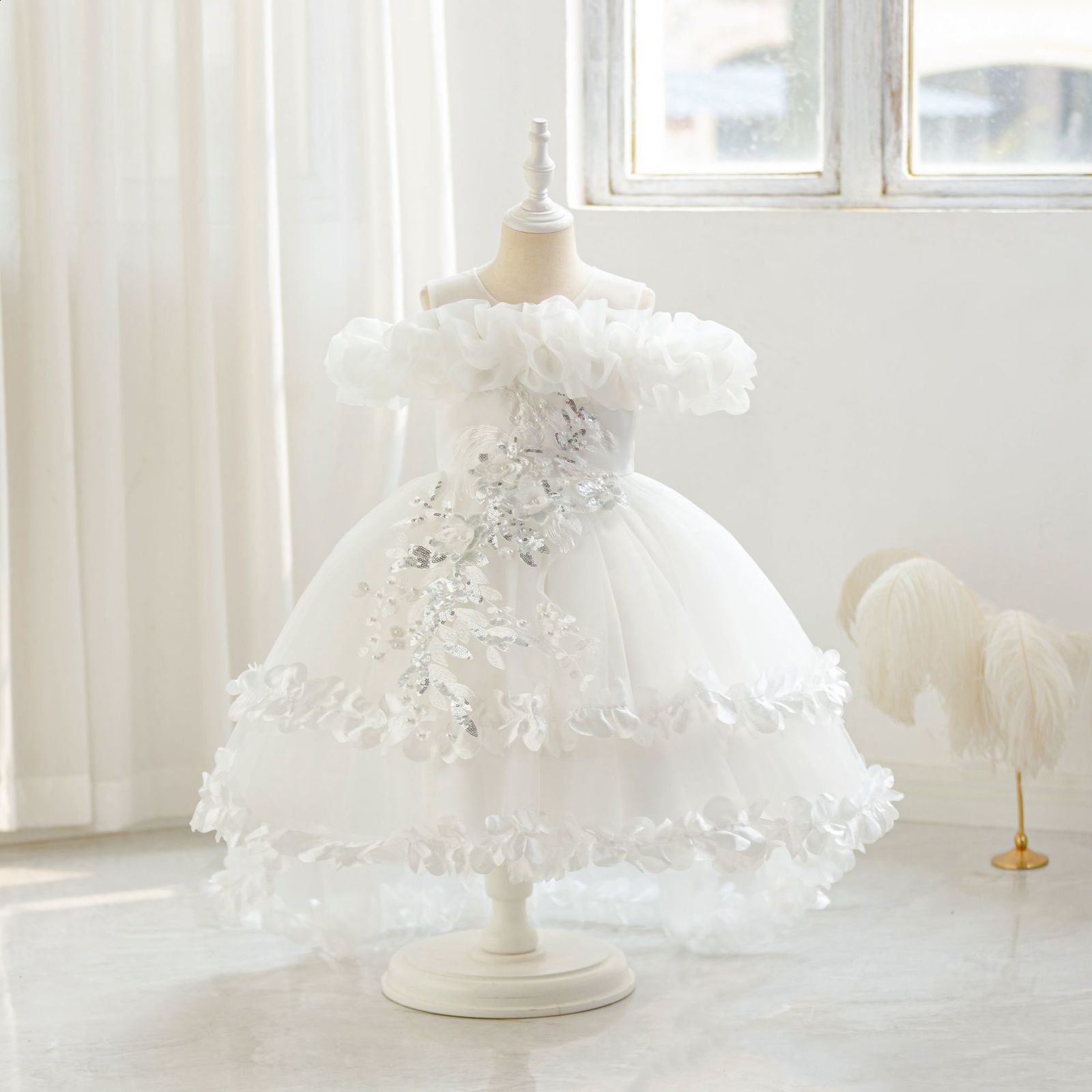 Baby Girl Summer Duck y Pink Plaid Turkish Vintage Ball Gown Princess Dress for Easter Eid Birthday Party B257 251010