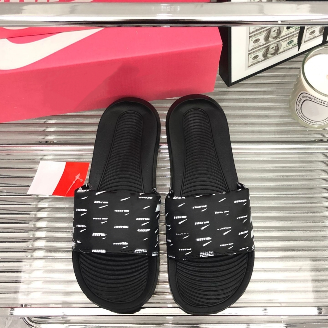Victori One Benassi jdi mismatch Hydro Print Slide Slippers Womens Mens Slides Slippers Black White Game Royal Red Pink Blue Brown 0kOo#