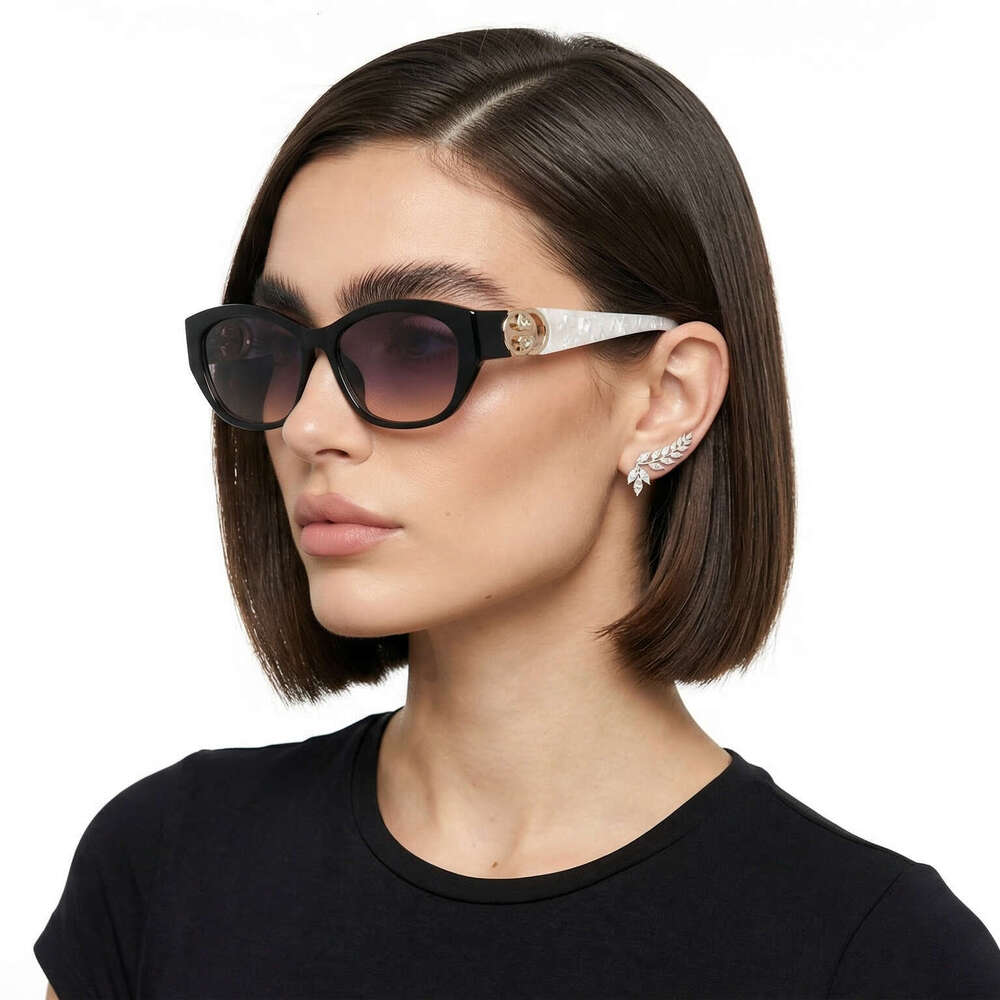 Sunglasses New Non-Mainstream Retro Cat-Eye For Men, Cross-Border Street UV Protection Glasses, Metal Outdoor Women's Sunglasses