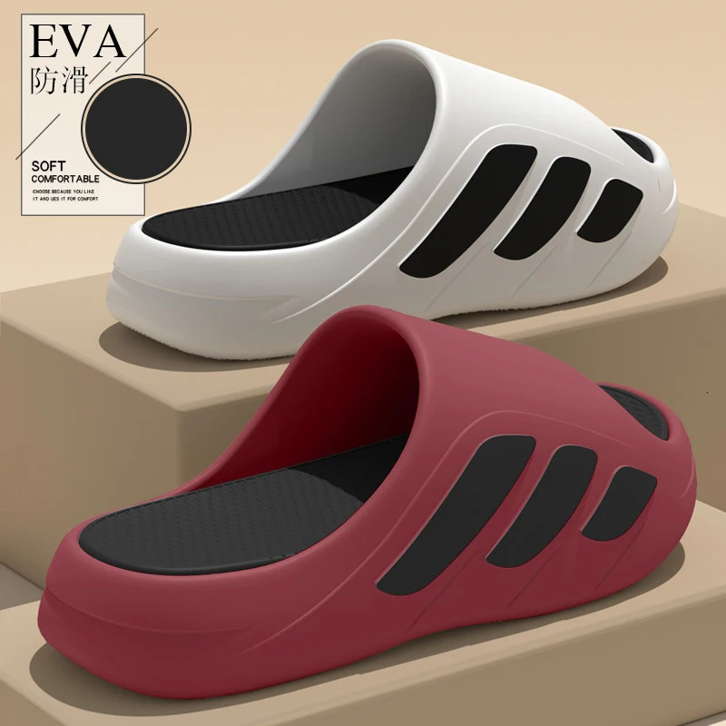 Men Slippers Slides with a Sense High Aesthetic Value External Wear Anti Slip Thick Bottom Beach Cool for 260413