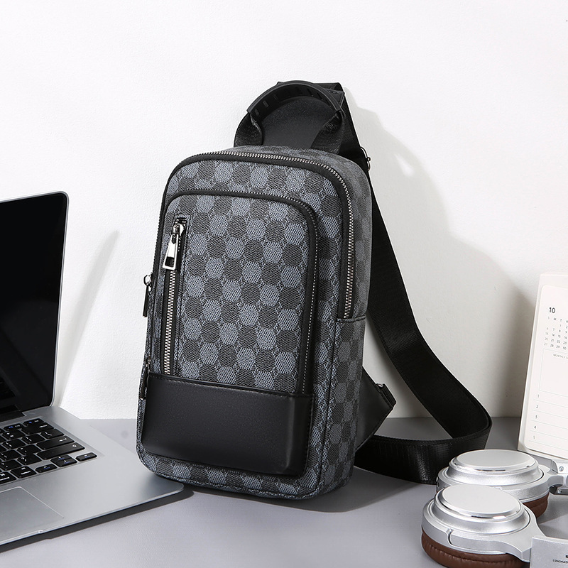 Style New Men's 2026 Multifunctional Chest Crossbody Single Shoulder Bag Casual Student Trendy Brand Small