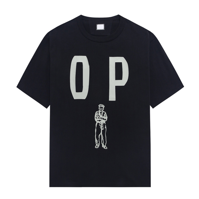 2026 Hot New Summer Mens T Shirt Casual Loose Letter Print Short Sleeve Tops Black White Fashion Designer Style Tees