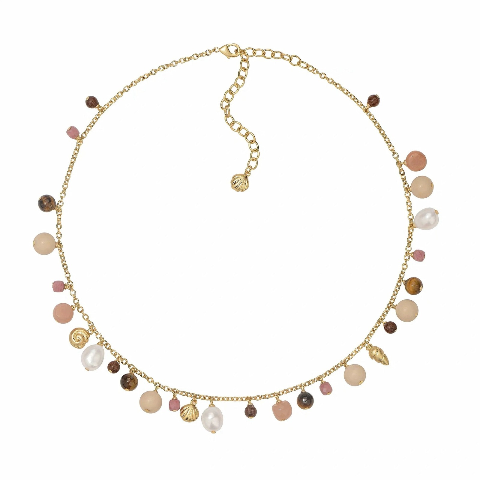 Geometric Round Dots White CZ Blue Turquoises Fashion Jewelry Charm Drop Women Choker Necklace 251023