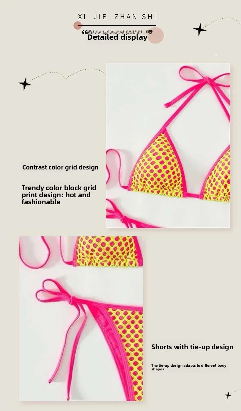 Fashionable Summer Ready Women's Bikini Top with Sleek Halter Neckline Perfect For Poolside Adventures