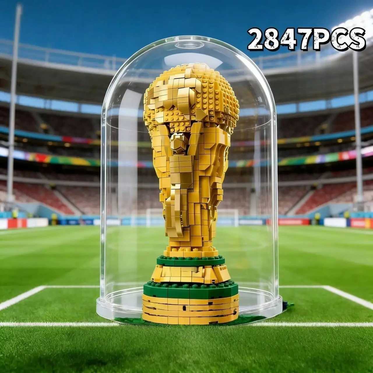 Unique 43020 2842pcs Family Fun Football Champion Building Set Collectible Model Kids Christmas ParTY Holiday GiftsT260414