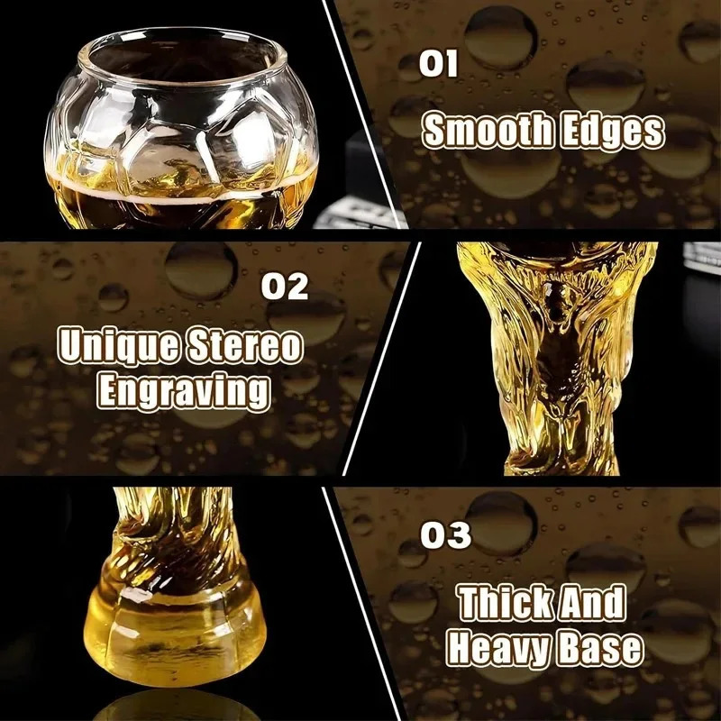 Football Tournament Trophy Glass Beer Cup Suitable For Watching Celebrating Games Decorating Bars Restaurants Party Gifts 260413