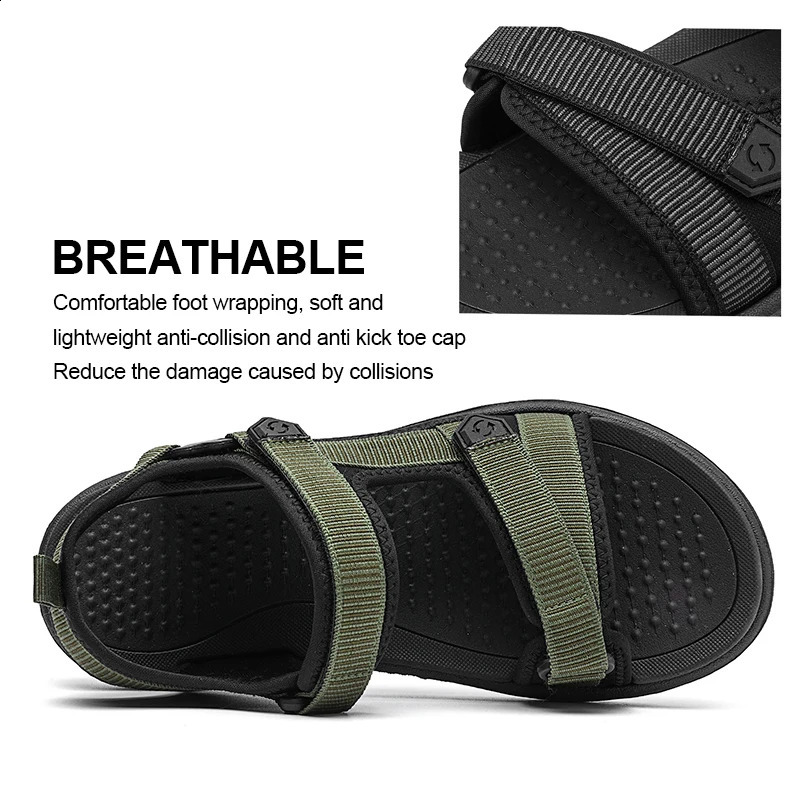 Summer Men Sandals Fashion Leisure Beach Holiday Sandals for Mens Lightweight Shoes Outdoor Comfortable Casual Sandalie 260625 - view 5
