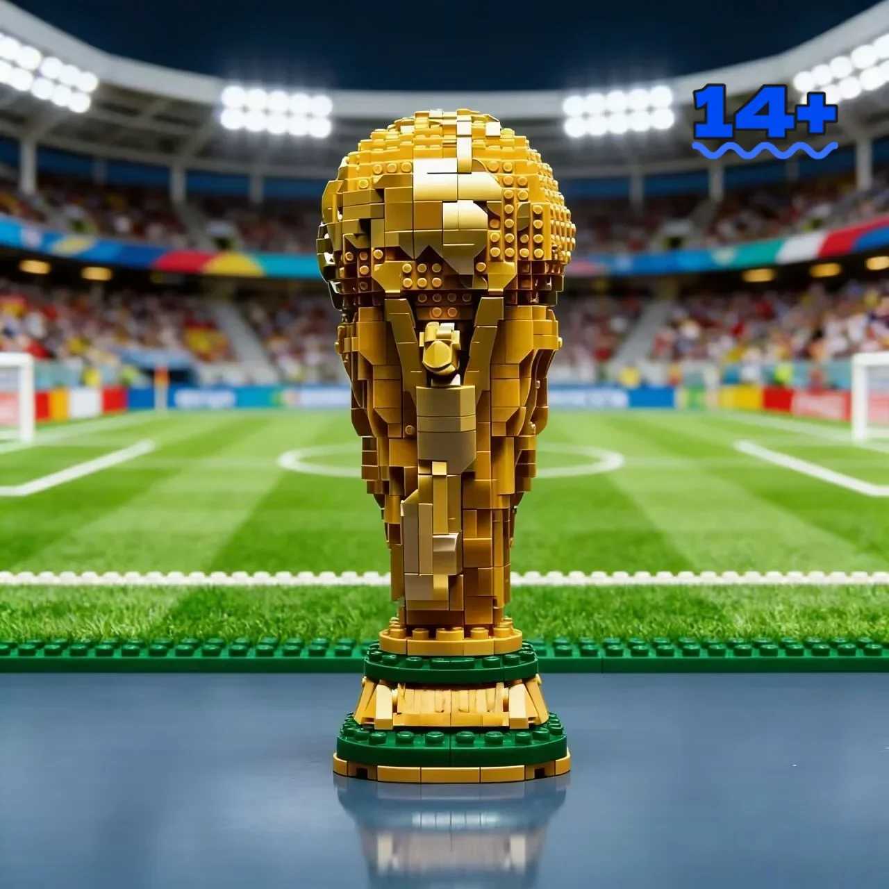 Creation 43020 2842pcs Collectible Model Football Building Bricks Premium Design Home Decoration ParTY Favors For FansT260414