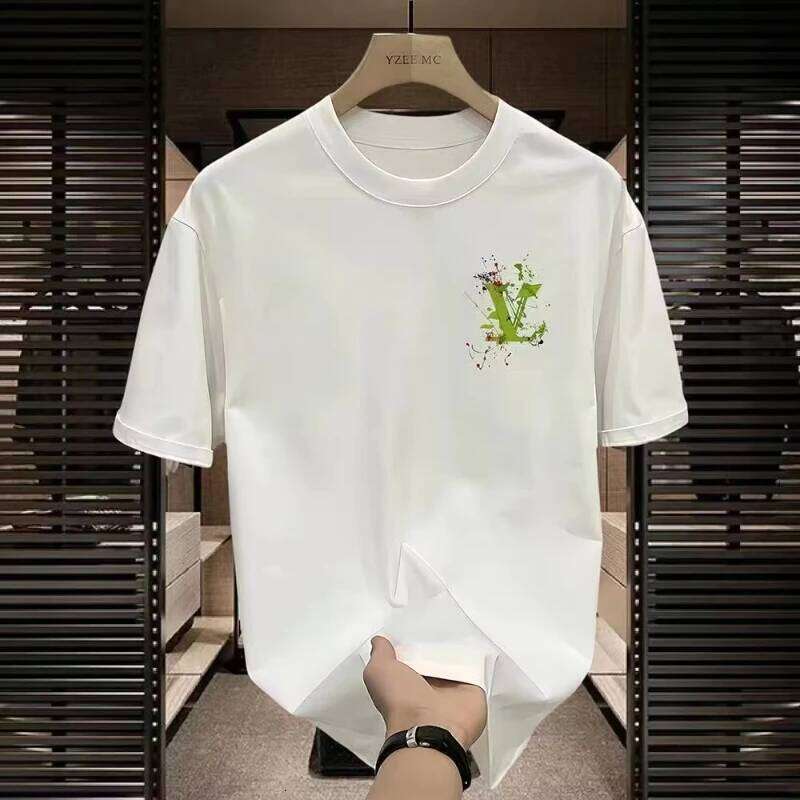 2026 New Luxury Brand Lettered Casual Round-Neck Loose Summer T-Shirt Top Y2k Is Suitable For Both Men And Women