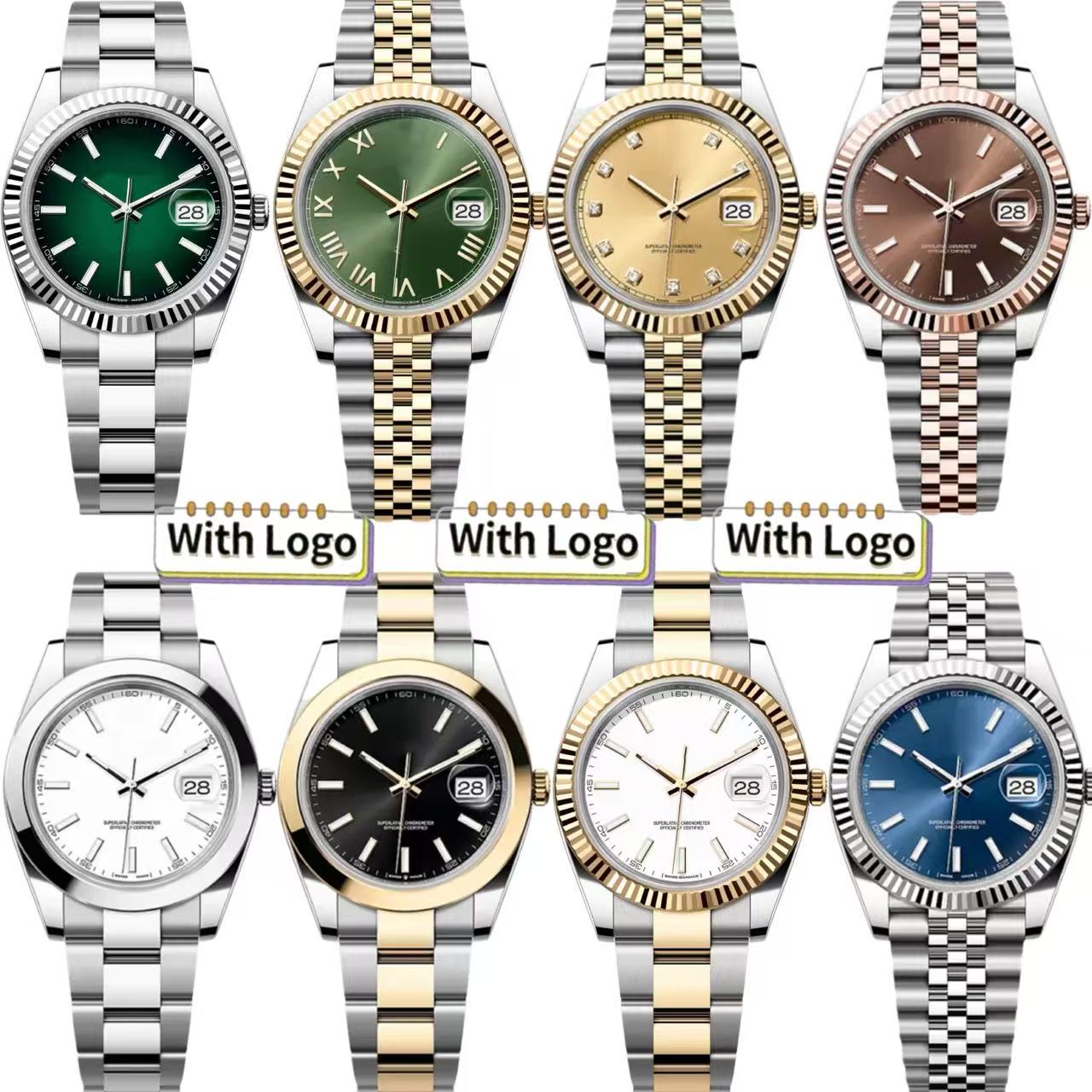 New automatic watches men designer 41mm 36mm 31mm 2813 movement luxury watch women high quality stainless steel mechanical Wristwatches with box montre de luxe
