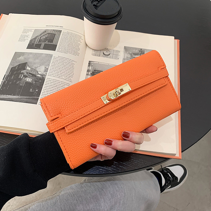New Fashion Long Clutch Bag For Girls, Unique And Stylish Bag, Versatile Large Capacity Card Holder