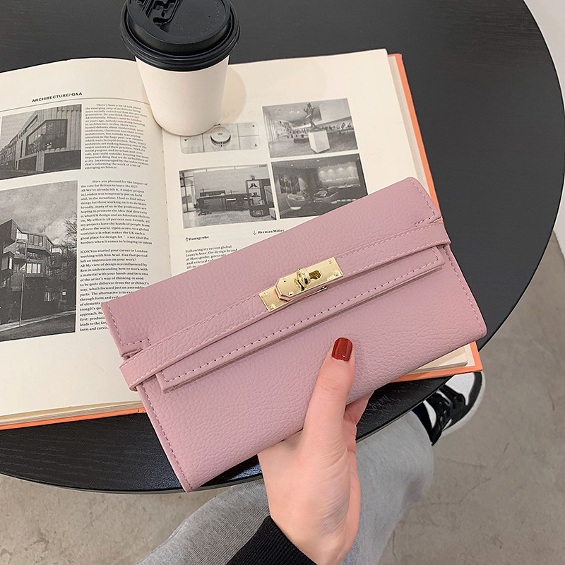 New Fashion Long Clutch Bag For Girls, Unique And Stylish Bag, Versatile Large Capacity Card Holder