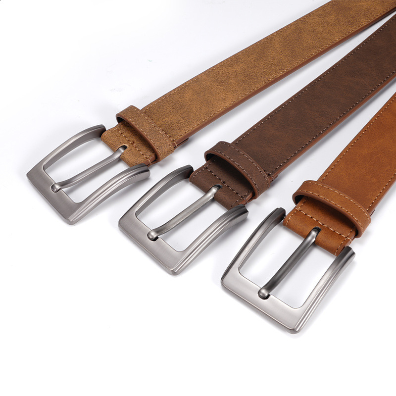 Style Fashion Welour Genuine Leather Belt For Jeans Leather Belt Men Mens Belts Suede Belt Straps 260205