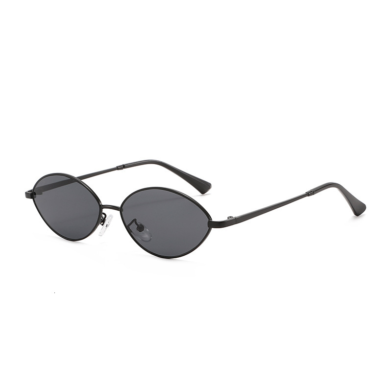 2026 New Metal Small Frame Oval Sunglasses, Fashionable Versatile Sunglasses for Women, Wholesale