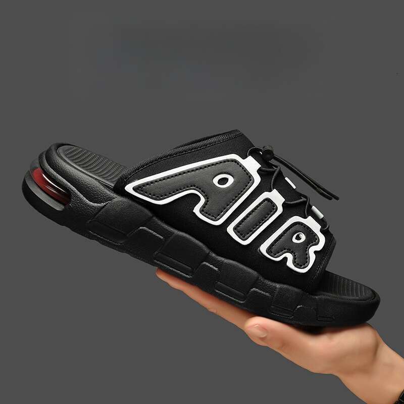 Plus Size Air Cushion Trendy Brand Slippers Summer Wear Internet Celebrity Non-Slip Outdoor Sports Thick-Soled Beach Sandals 6698