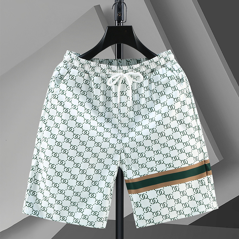 Designer Pants 2026 Men's Summer Trendy Loose Straight Denim Shorts Fashionable And Cool Mid-length Printed Pants Suitable For Outdoor Wear Luxur