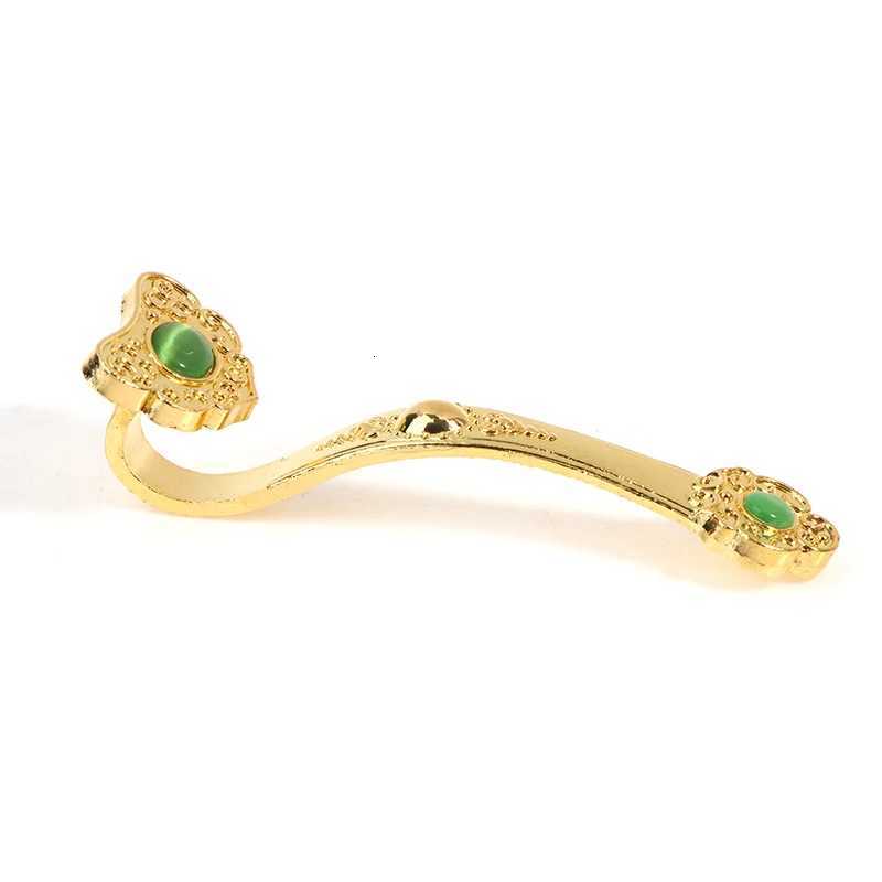 Golden Ruyi Gift Fortune Jewelry Chinese Jewelry Feng Shui DecorationT260415