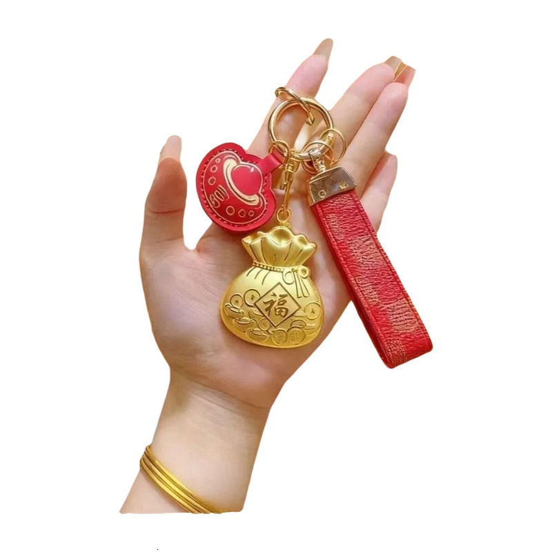 Designer 2026 New Lucky Phone Chain Keychain Pendant Get Rich Quickly Wealth Attracting Bag Charm Car Decoration Fashion Lucky Gift For Men Women