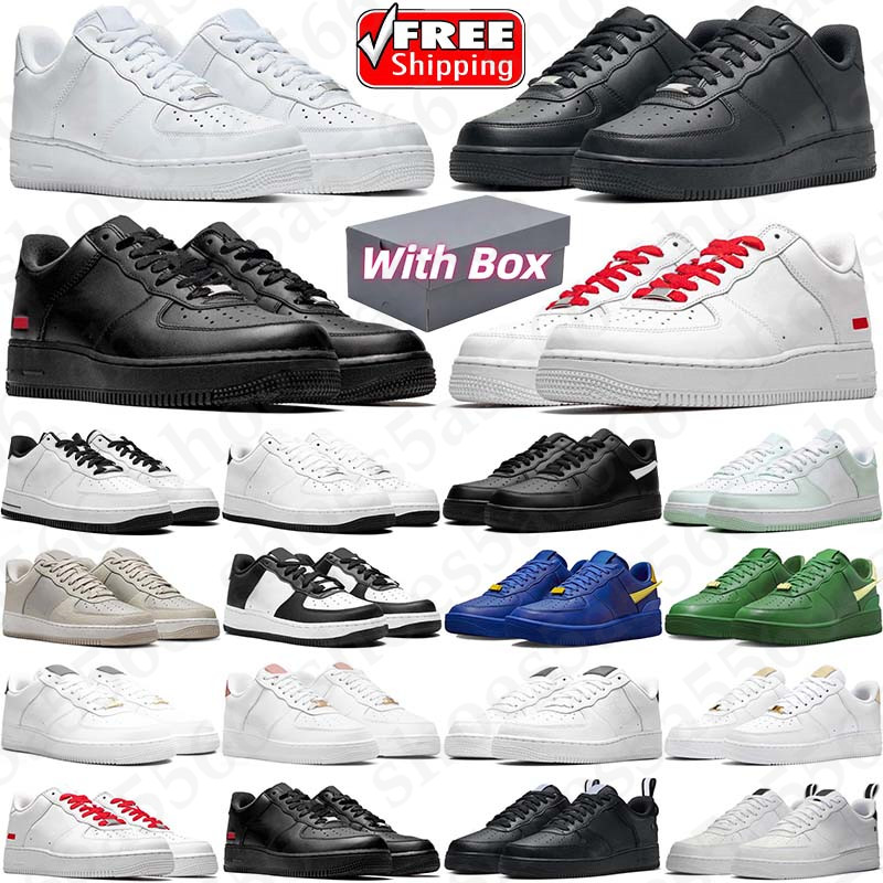 Free Shipping With Box Designer cpfm airforc forces1 1s forces airforcee forc one sneakers Running Shoes trainers Sports for mens womens white chaussures discount