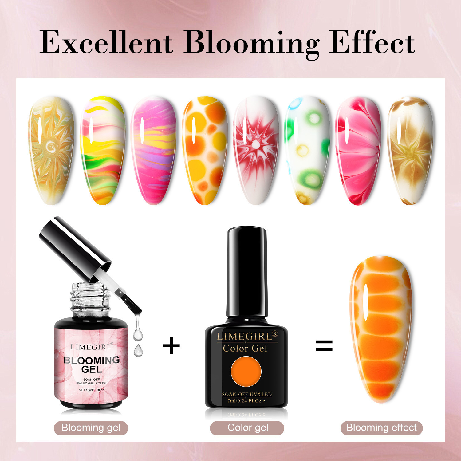 Nail Art Glue Quick Art Specialized Specialized Blush Gradient Fast Blending Liquid Nail Color Functional Gel X260415