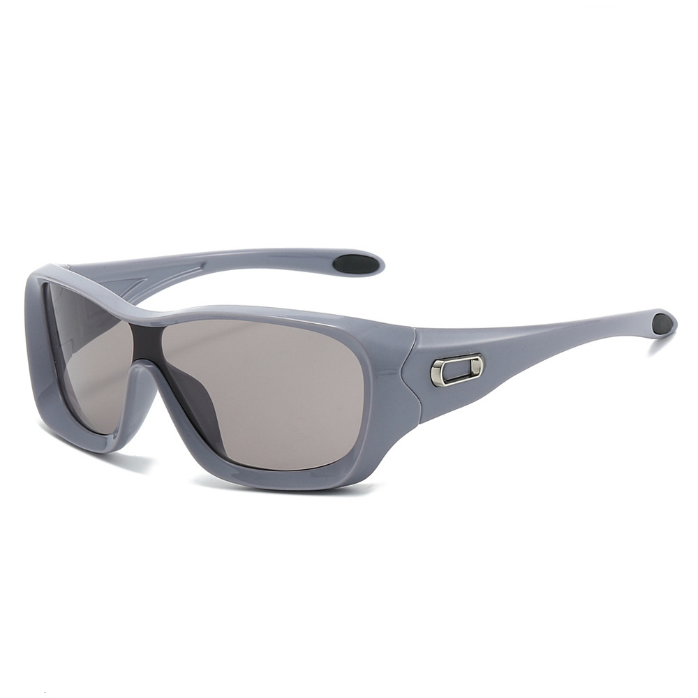 2026 New Large Frame Sports Fashion Sunglasses Simple One-Piece Protective Eyewear