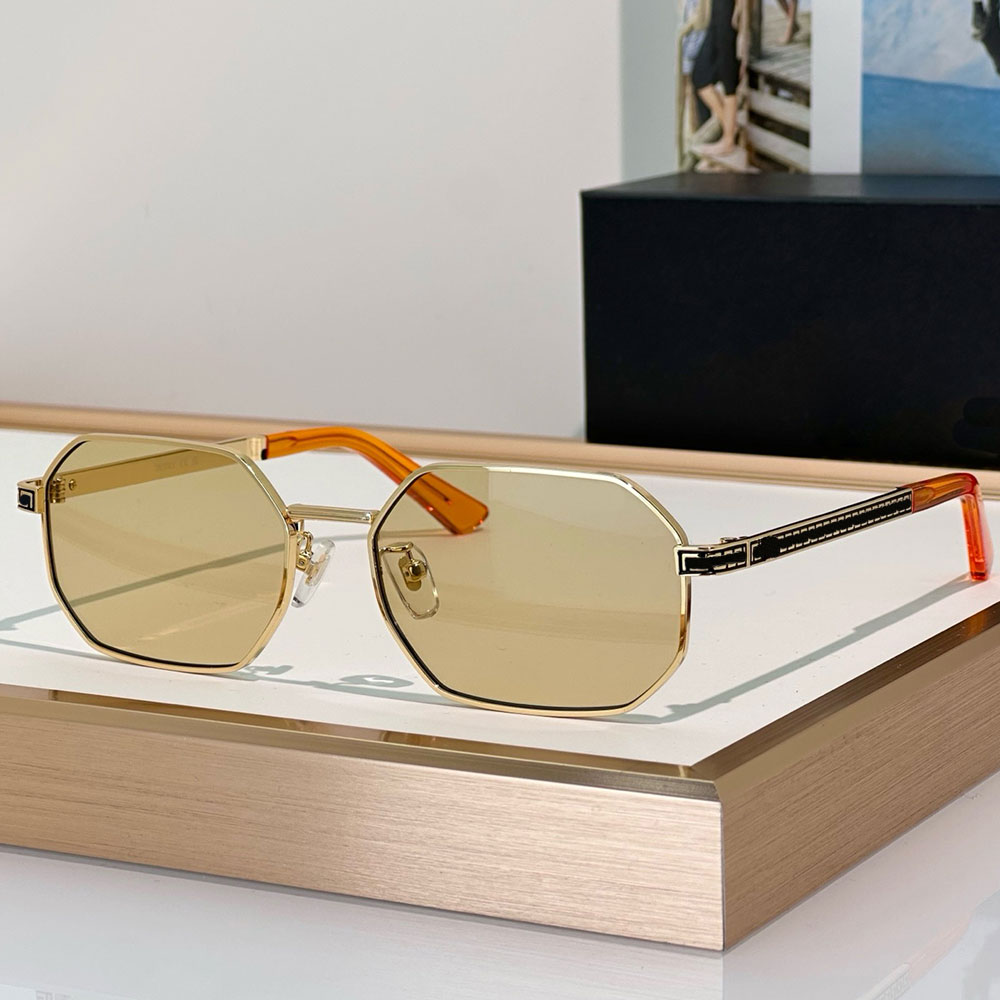 Womens greca flow sunglasses designer mens rectangle sunglasses VE4521U elegant metal frame versatile travel beach eyeglasses high quality UV400 Protection