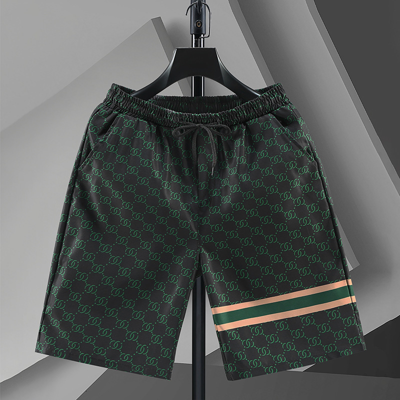 Designer Pants 2026 Men's Summer Trendy Loose Straight Denim Shorts Fashionable And Cool Mid-length Printed Pants Suitable For Outdoor Wear Luxur