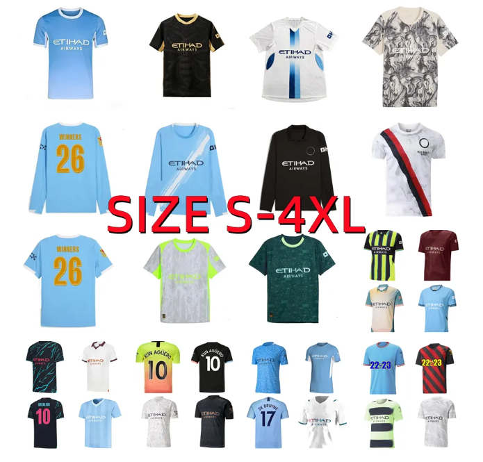 19 20 21 22 23 24 25 26 27 HAALAND Manchesters city soccer jerseys 2026 2027 FODEN DONNARUMMA Man Citys MARMOUSH DOKU CHERKI REIJNDERS AGUERO DE BRUYNE Football Shirt