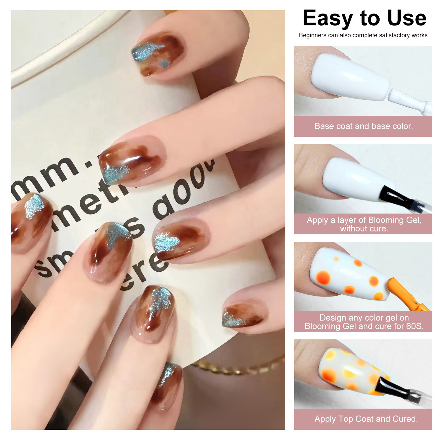 Nail Art Glue Quick Art Specialized Specialized Blush Gradient Fast Blending Liquid Nail Color Functional Gel X260415