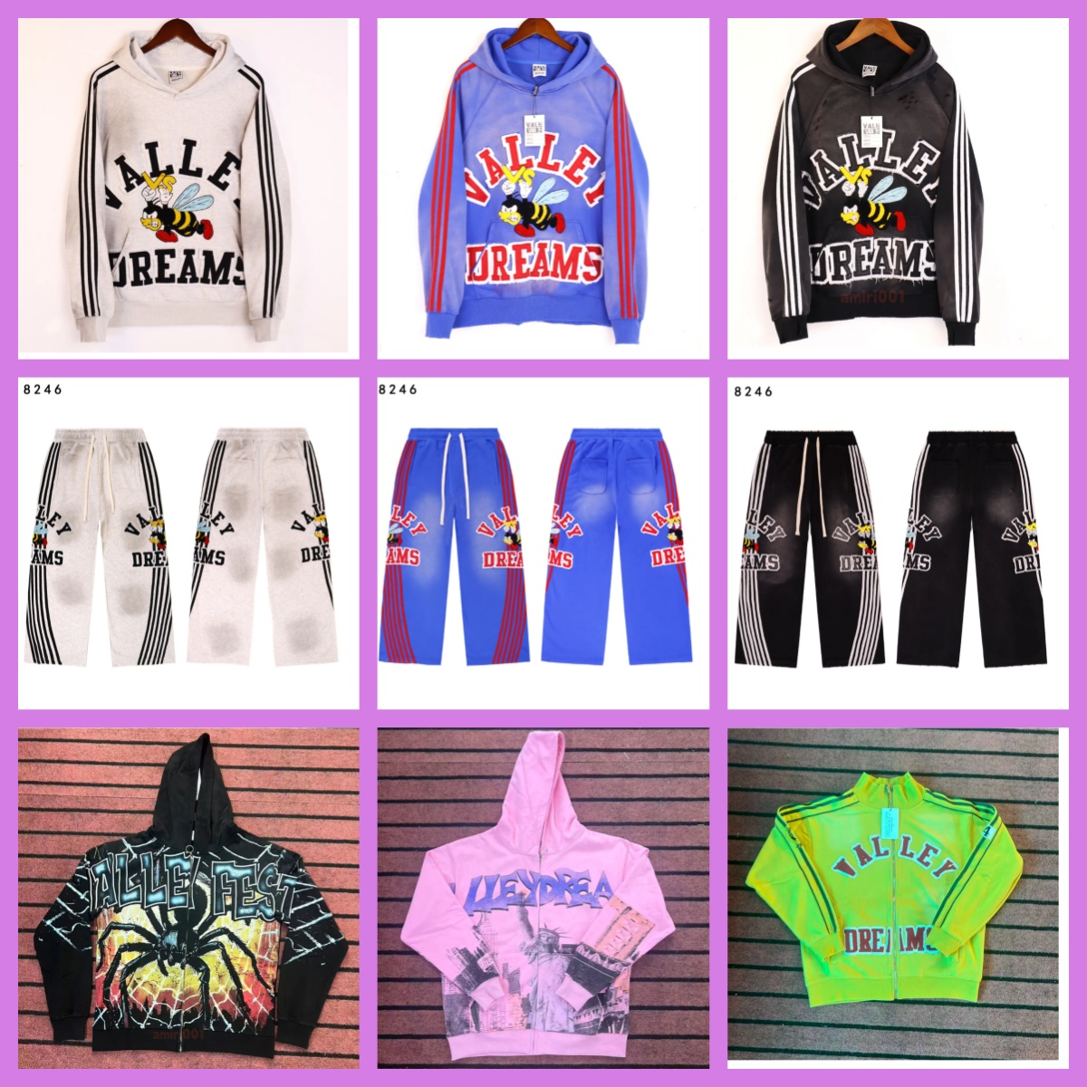 Vale Designer High-Quality Best-Selling Items Vale Hoodie Designer Men's Valley Dreams Hoodie Val Retro Figure Print Loose Casual Hoodie For Men And Women In Autumn