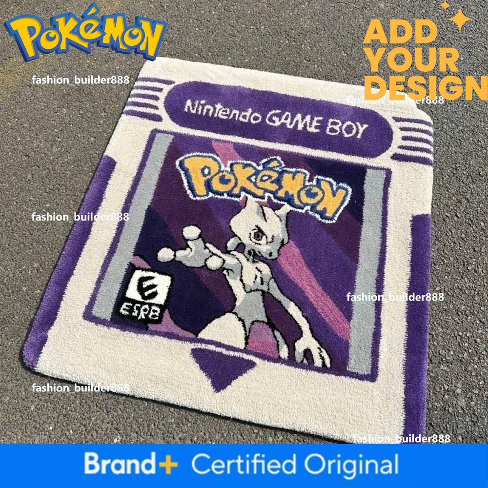 Pokemon Carpet Cartoon Anime Pokemons Velvet Material Carpet Pocket Fairy Ball Decorated Living Room Bedroom Door Floor Mat Home Decoration