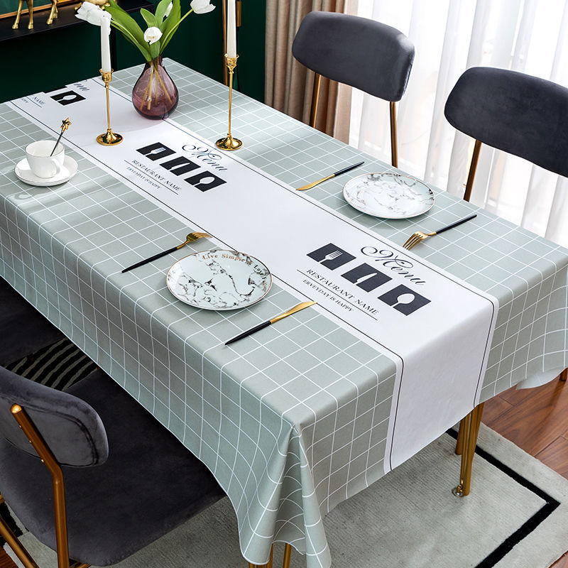 YL-38496 Custom Multi-Color Premium Luxury Tablecloth, Waterproof, Oil-proof, Heat-resistant, Wash-free New Style Coffee Table Cloth/Dining Table Mat