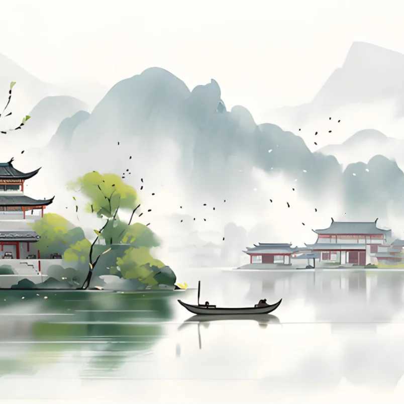 Ancient Building Resinous Model Miniature Fish Tank Decoration Chinese Style Vintage Decor Home Landscaping Decoration OrnamentsT260415