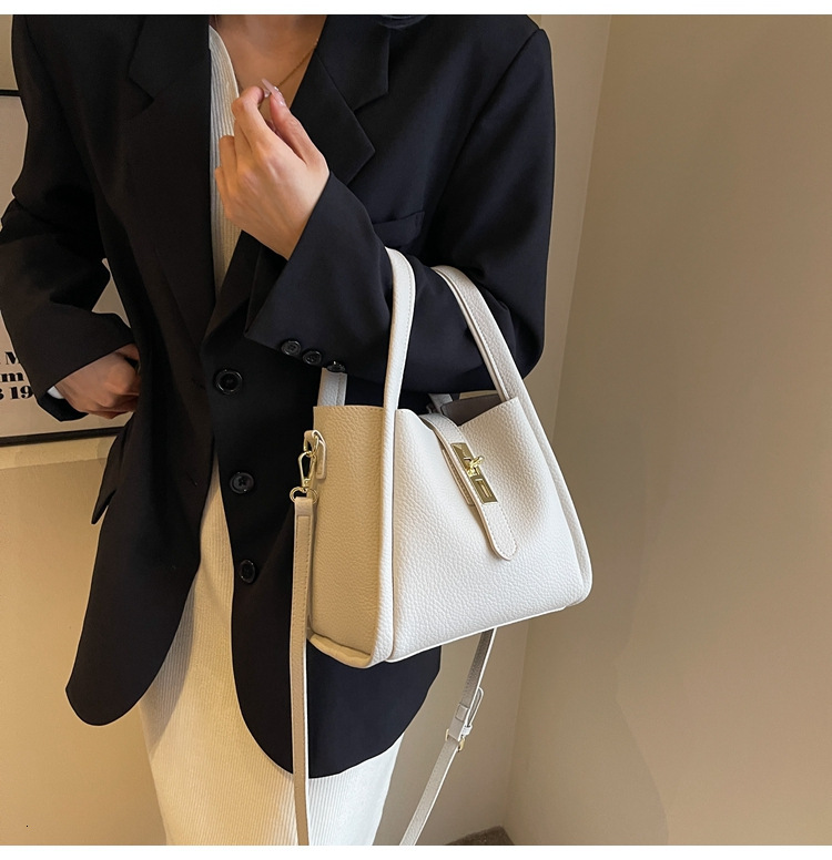 Autumn New Women's Handbag Crossbody Exquisite Basket Light Luxury High-End Bucket Bag