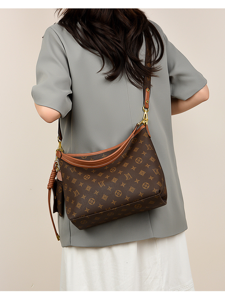 OULAIMEIZI High-End Light Luxury Vintage Handbag For Women New K-Shape Shoulder Crossbody Bag