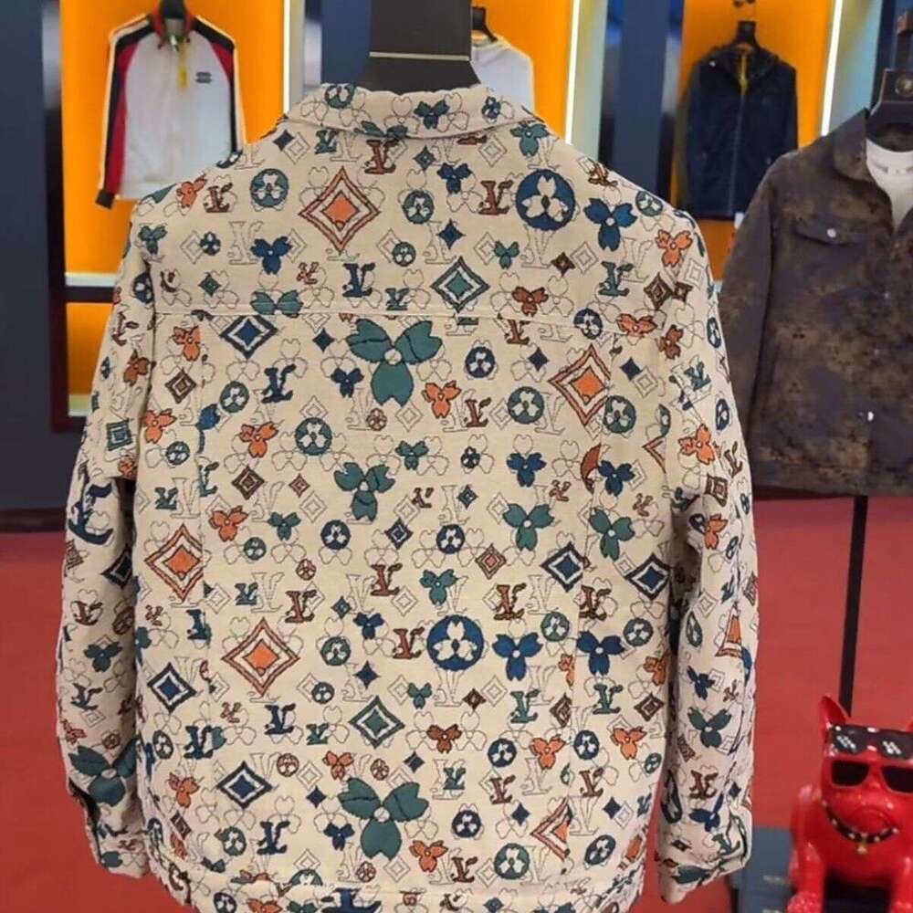 European Fashion Brand Autumn And Winter Turn-Down Collar Jacket For Men, Casual New Style With Unique Patterns, Youth Coat, Plus Size Asia Size