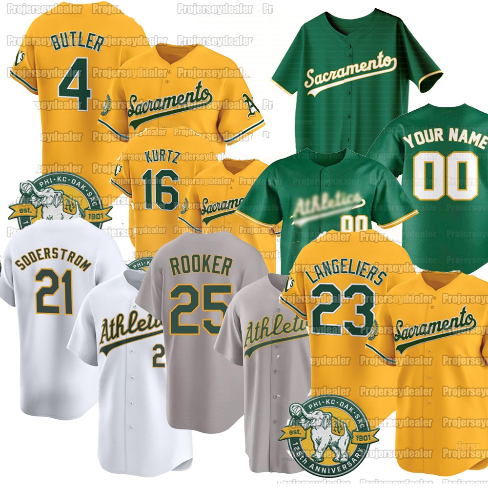 3 Max Muncy Athletics Lawrence Butler 2026 Jersey Jeff McNeil Tyler Soderstrom Shea Langeliers Nick Kurtz Brent Rooker Jacob Wilson Men Women Youth