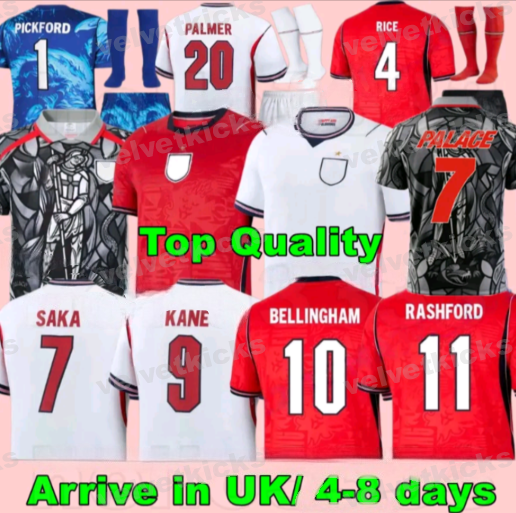 england football shirt 26 27 Palace World Cup Kit KANE Soccer Jersey SAKA PALMER RICE FODEN kids Women Goalkeeper England world cup 2026 football kit shorts