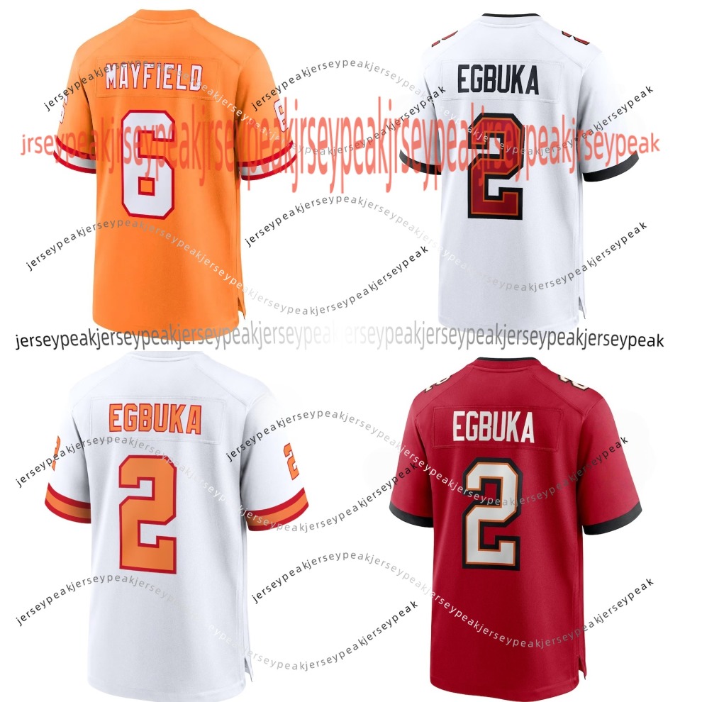 6 Baker Mayfield 2026 Football Jerseys 13 Mike Evans 12 Brady 7 Bucky Irving David Reddick Chris Godwin Emeka Egbuka Vita Vea McLellan Alstott Your team Name