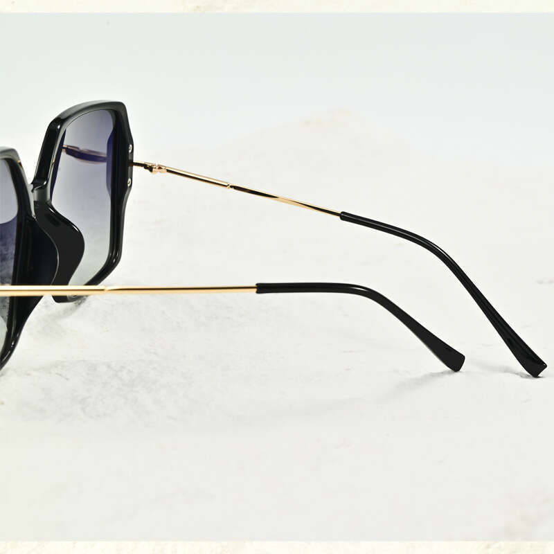 Fashionable Frame Polygonal Polarized For Women 2026 New Model European And American Cross Border Versatile High End Sunglasses Large frame sunglasses - view 3
