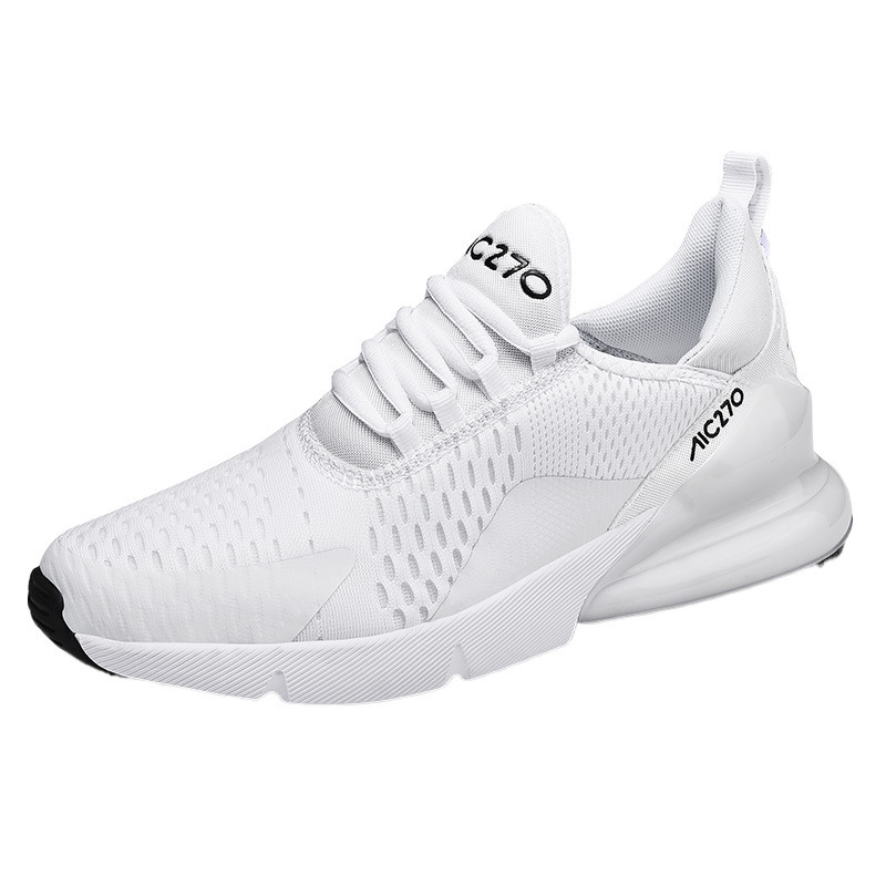 Free shipping Men comfortable and trendy soft soled sports and leisure shoes men thick soled height increasing Practical white plain