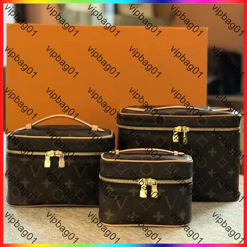 10A cosmetic bag case women's makeup bag luxury designer zipper travel toiletry pouch high quality lady classic shoulder bag wash bag crossbody handbag purse wallet