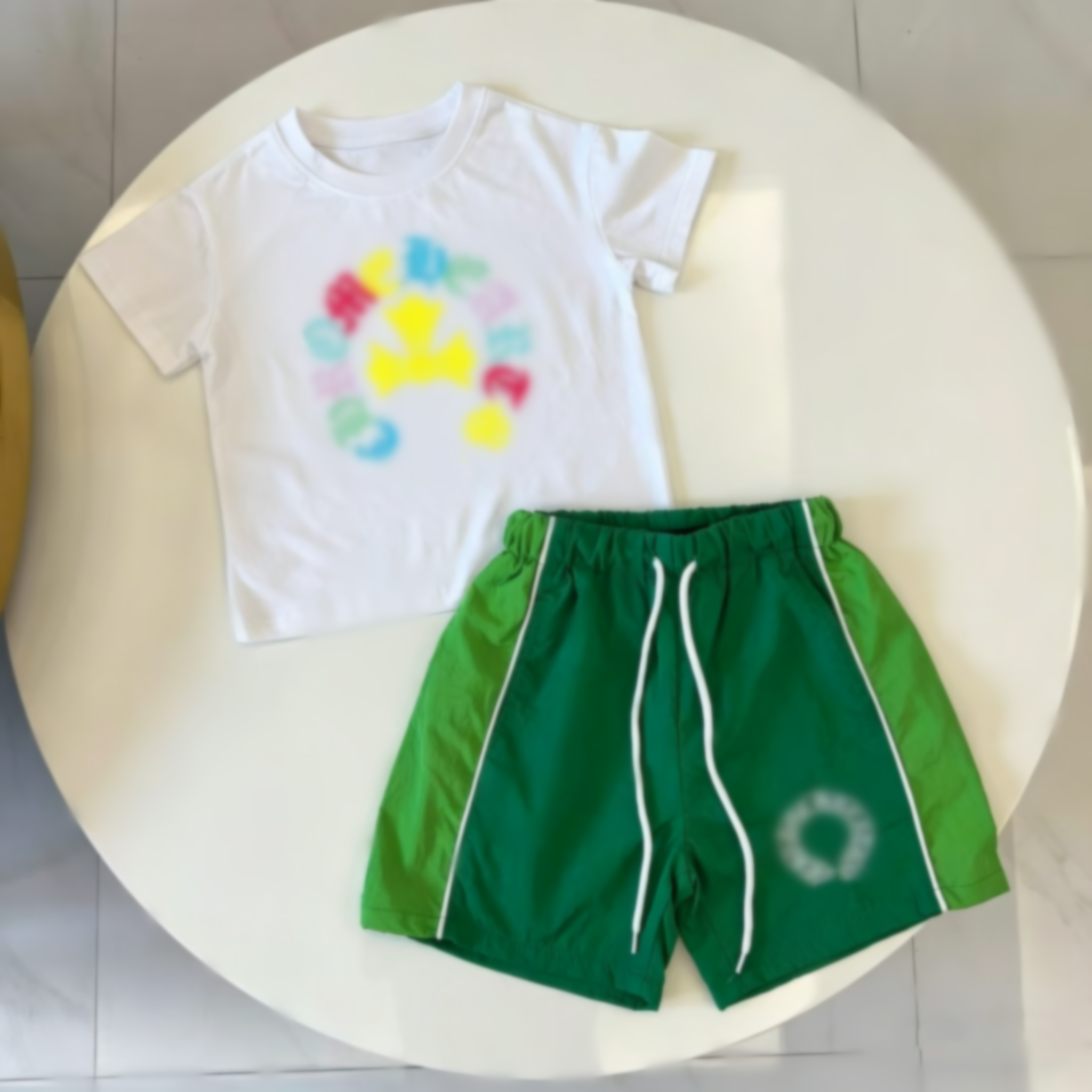 summer boy designer clothe girl boy short set t shirt kid tracksuit tshirt kids designer clothes fashion 1-13 ages European American child t-shirt Children's Day gift